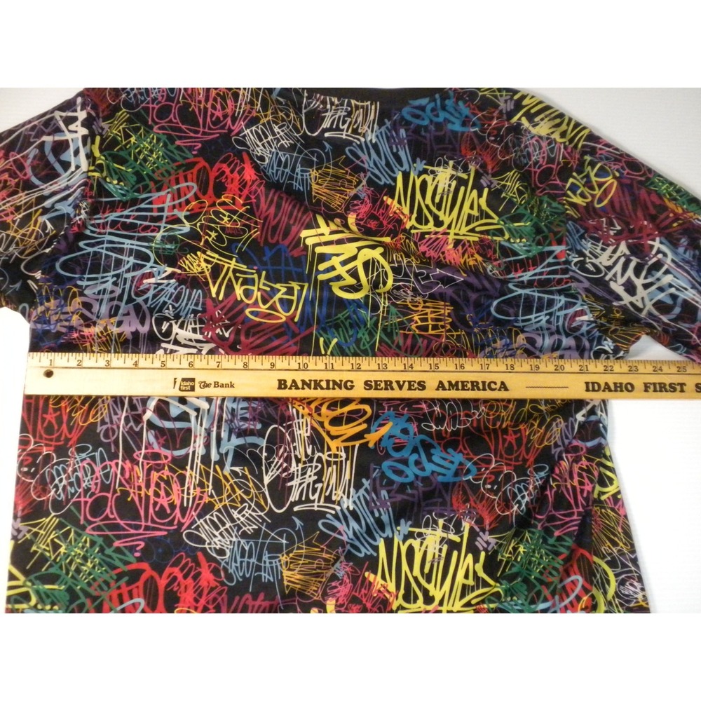 Fresh Prince Of Bel-Air T-shirt Mens 2X Multicolor Graffiti Y2K Hip Hop Skater - Picture 7 of 9